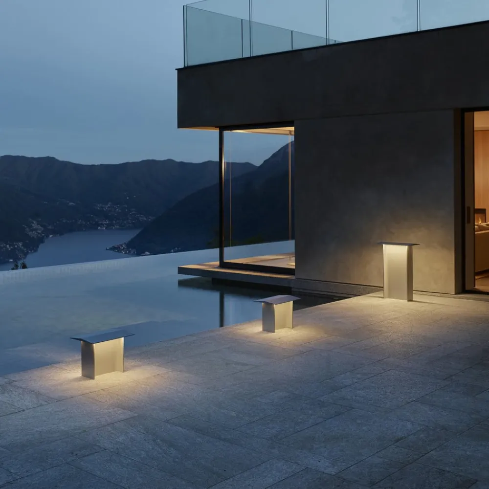 Luceplan Sokkellamper>Fienile LED-sokkellampe 32 cm mørkegrå