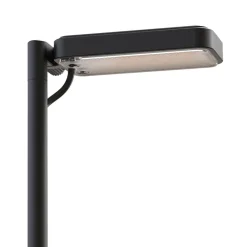 Luceplan LED-vejlampe Flia, 75 cm høj, sort, plast