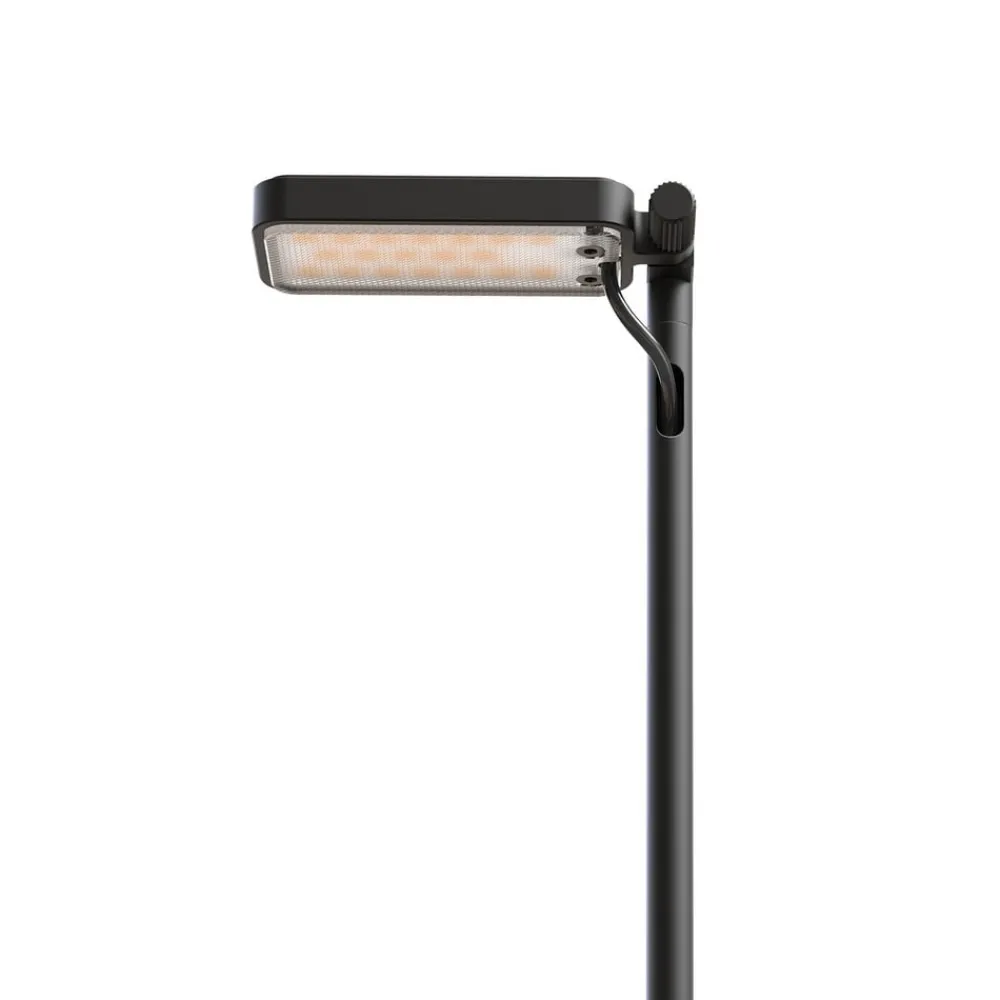 Luceplan LED-vejlampe Flia, 2 lyskilder, sort, plast