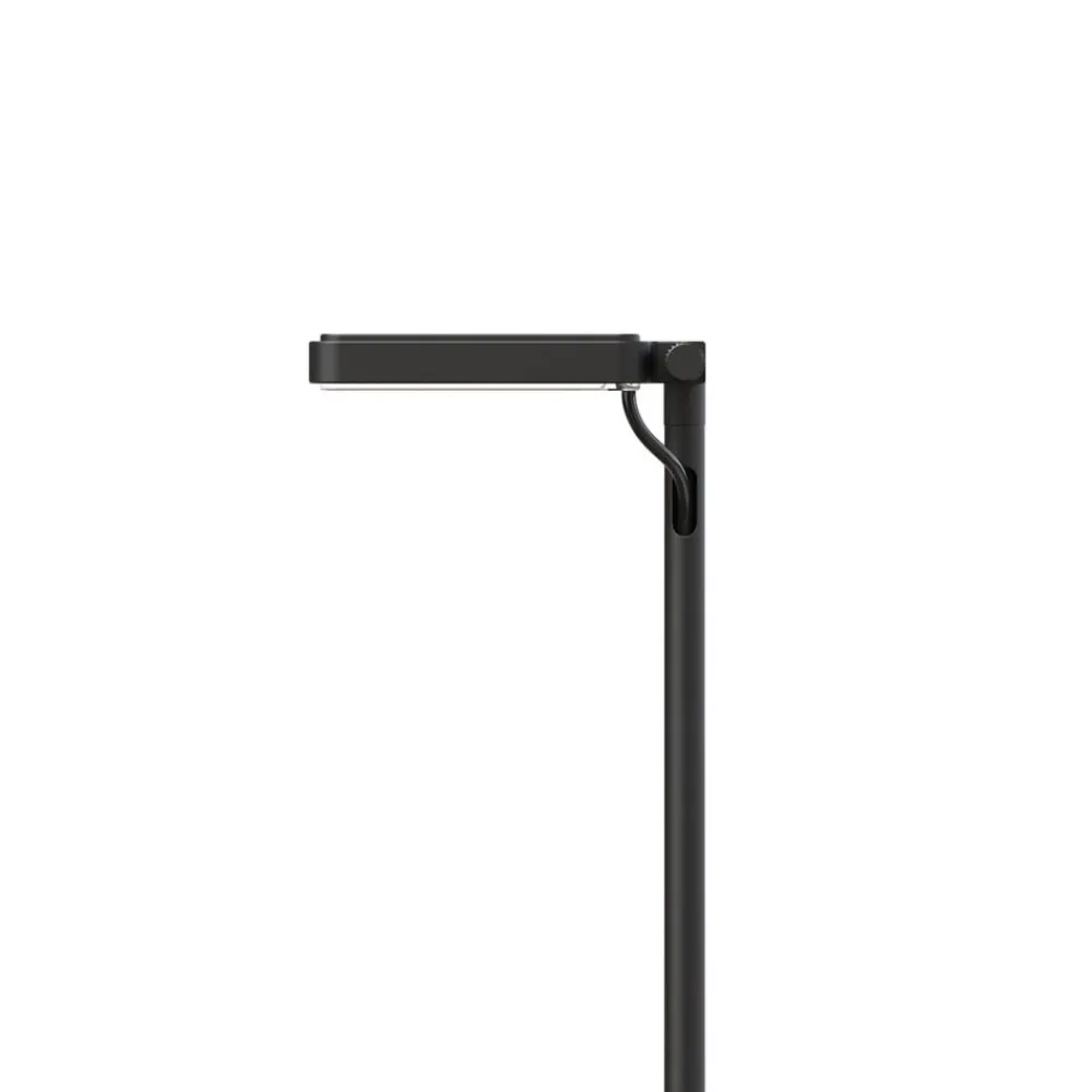 Luceplan LED-vejlampe Flia, 2 lyskilder, sort, plast