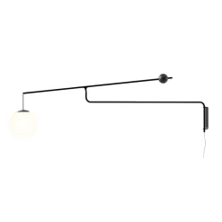 Luceplan Væglamper>Malamata væglampe, mat sort