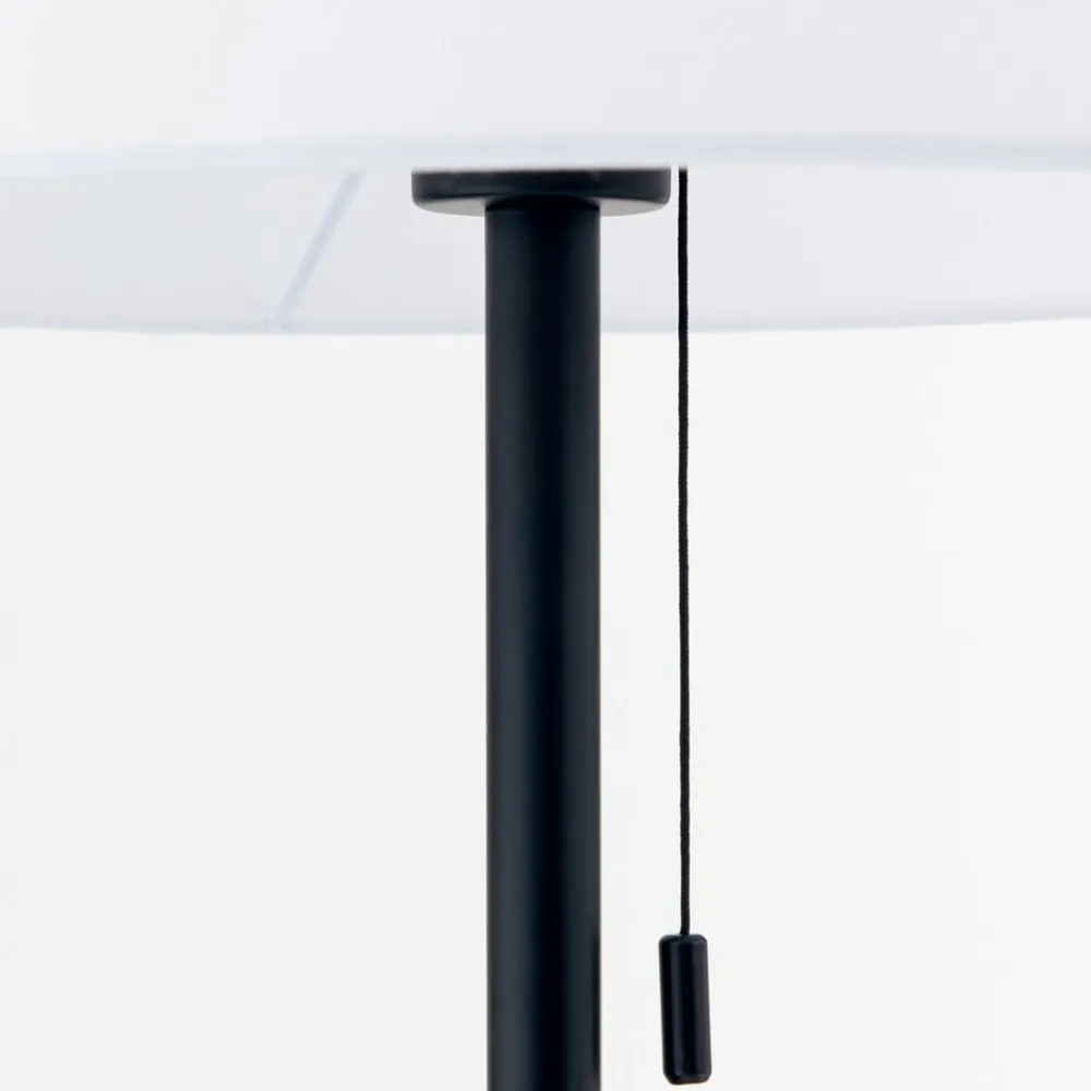 ORION Gulvlamper>Ludwig tekstilgulvlampe, mat sort