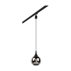 Trio Lighting Skinnesystem>LUMINA hængelampe til DUOline, sort/kromfarvet