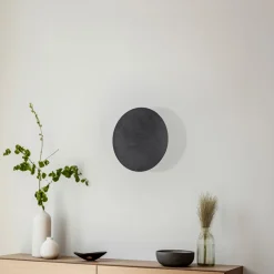 TK Lighting Væglamper|Væglamper>Lunia New væglampe, sort, Ø 20 cm