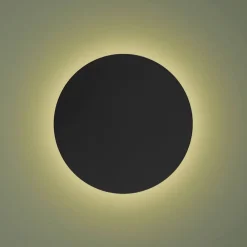 Lunia New væglampe, sort, Ø 40 cm^TK Lighting Best