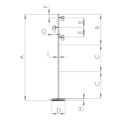 EGLO Lurone gulvlampe, sort, tre pærer