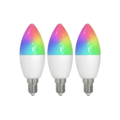 Smart E14 4,9W CCT RGB ZigBee Tuya Hue 3-delt^LUUMR New