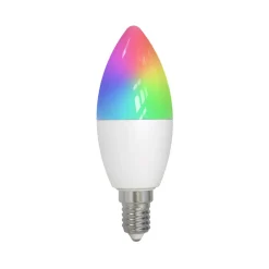 Smart E14 4,9W CCT RGB ZigBee Tuya Hue 3-delt^LUUMR New