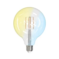 LUUMR Dæmpbar Led-Pære|Filament Pære>Smart LED E27 G125 7W ZigBee Philips Hue sæt med 3 stk