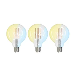 LUUMR Smart LED E27 G95 7W ZigBee Philips Hue sæt med 3 stk
