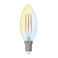 LUUMR Smart LED-kertepære klar E14 4,2W Tuya WLAN CCT