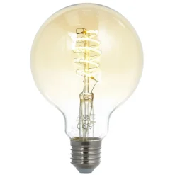 LUUMR Smarte Lyskilder|Led Pærer>Smart LED-pære G95 E27 ravfarvet 4,9 W Tuya WLAN