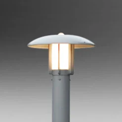 Konstsmide Lygtepæl Heimdal, højde 200 cm, grå