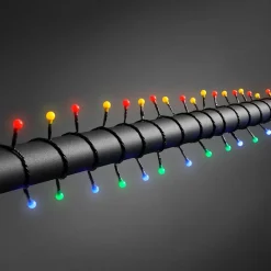 80-lys LED lyskæde til udendørs brug, farverig^Konstsmide Christmas Online