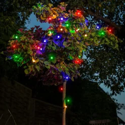 80-lys LED lyskæde til udendørs brug, farverig^Konstsmide Christmas Online