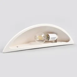 Lys væglampe i gips, kan males^Searchlight Hot