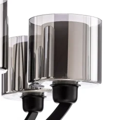 Avonni Lysekrone AV-7002-1876-6BSY med glasskærme