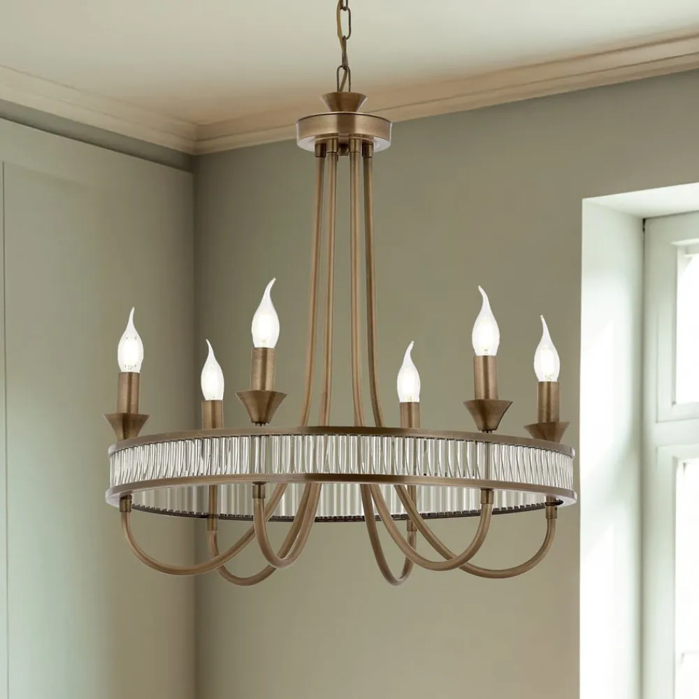 Avonni Lysekroner>Lysekrone AV-1890-6E, 6 lyskilder