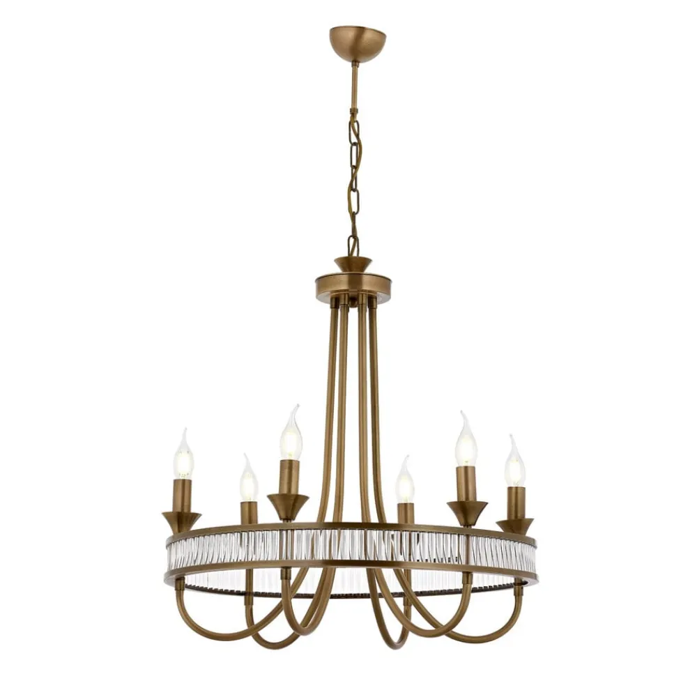 Avonni Lysekroner>Lysekrone AV-1890-6E, 6 lyskilder