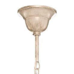 Lysekrone Ayleen med 6 lyskilder, 1 niveau, hvid^Lamkur Hot