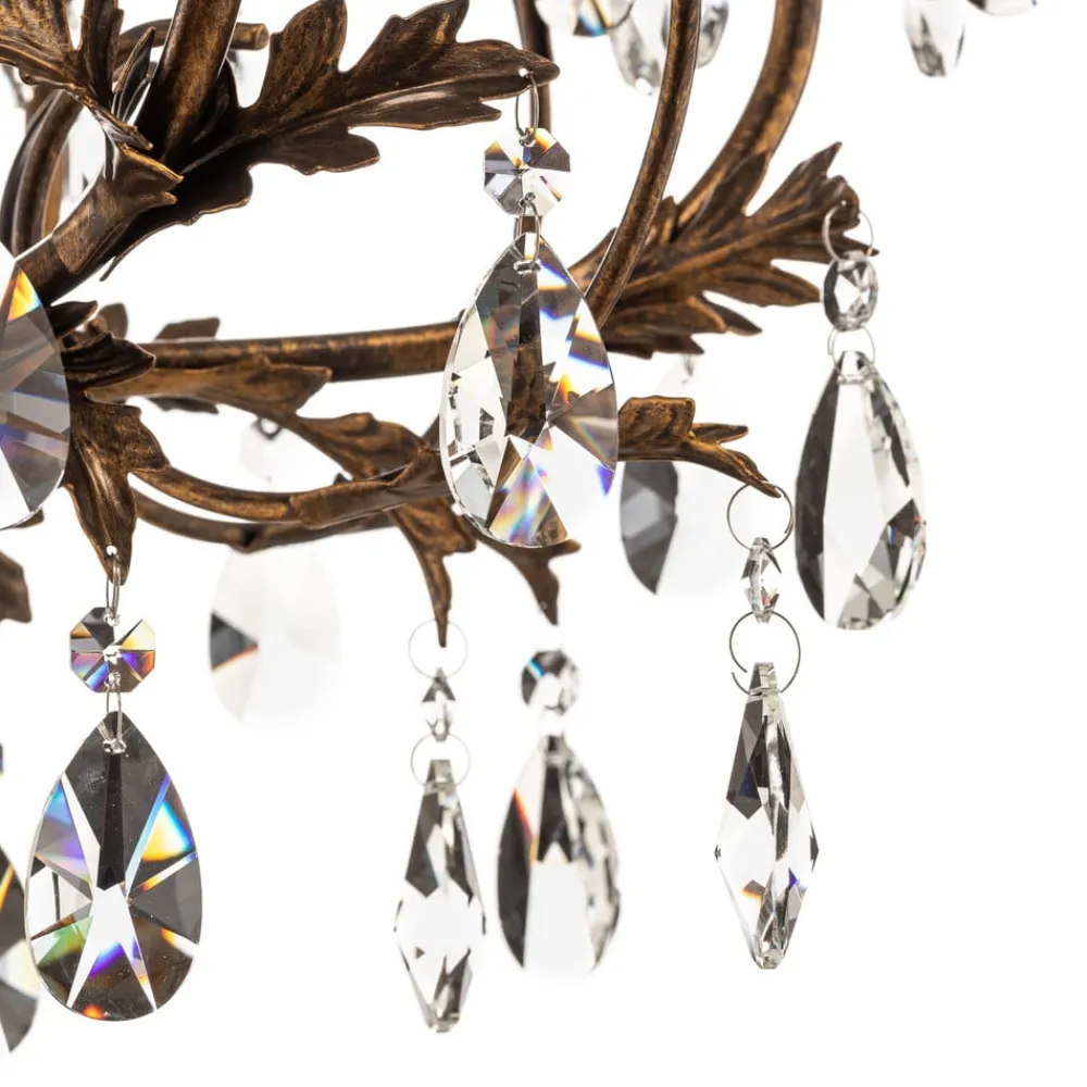 ONLI Lysekroner>Lysekrone Botte i metal med 5 lyskilder, bronze