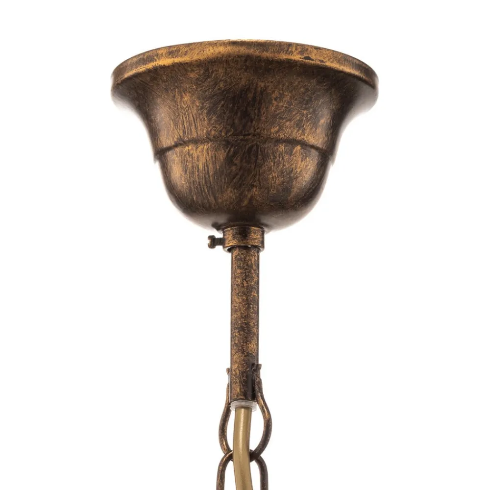 ONLI Lysekroner>Lysekrone Botte i metal med 5 lyskilder, bronze