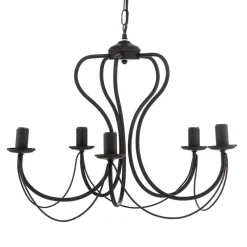 Lysekrone Candela, sort, 5 lyskilder^ONLI Sale