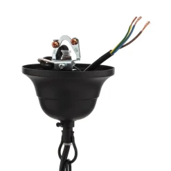 Lysekrone Candela, sort, 5 lyskilder^ONLI Sale