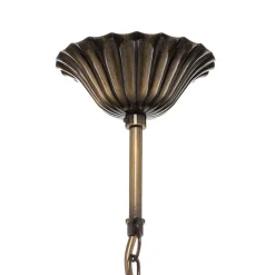 Jupiter Lysekrone Castle lys patineret 8 lyskilder