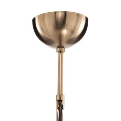 Lucea Lysekrone Castro, antik messing, 5 lyskilder