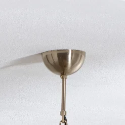 Lysekrone Castro, messing antik, 8 lyskilder^Lucea Best