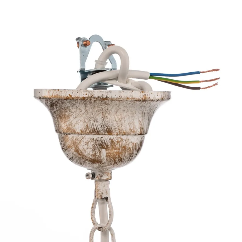 ONLI Lysekroner>Lysekrone Collana metal 6 lyskilder elfenben