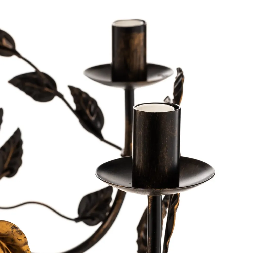 ONLI Lysekroner>Lysekrone Collana metal 6 lyskilder bronze