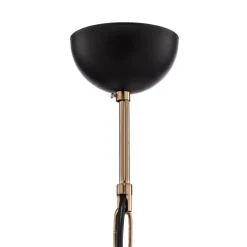 Lysekrone Ferra, messing antik, 5 lyskilder^Lucea Discount