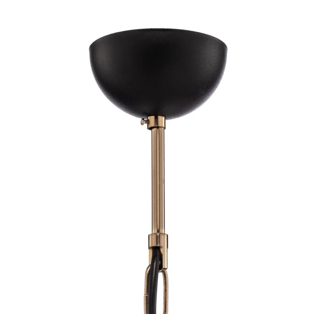 Lysekrone Ferra, messing antik, 5 lyskilder^Lucea Discount