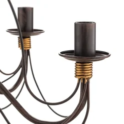 Lysekrone Fiamma Marrone 5 lyskilder uden skærme^ONLI Best