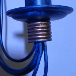 Lysekrone Filo, 16-flammet, blå-sort, metal, Ø 140 cm^Kögl Sale