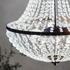 Lysekrone GRÄNSÖ, sort, IP20, Ø 50 cm^Markslöjd