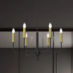 Luminex Lysekrone Hedwig, 6 lyskilder