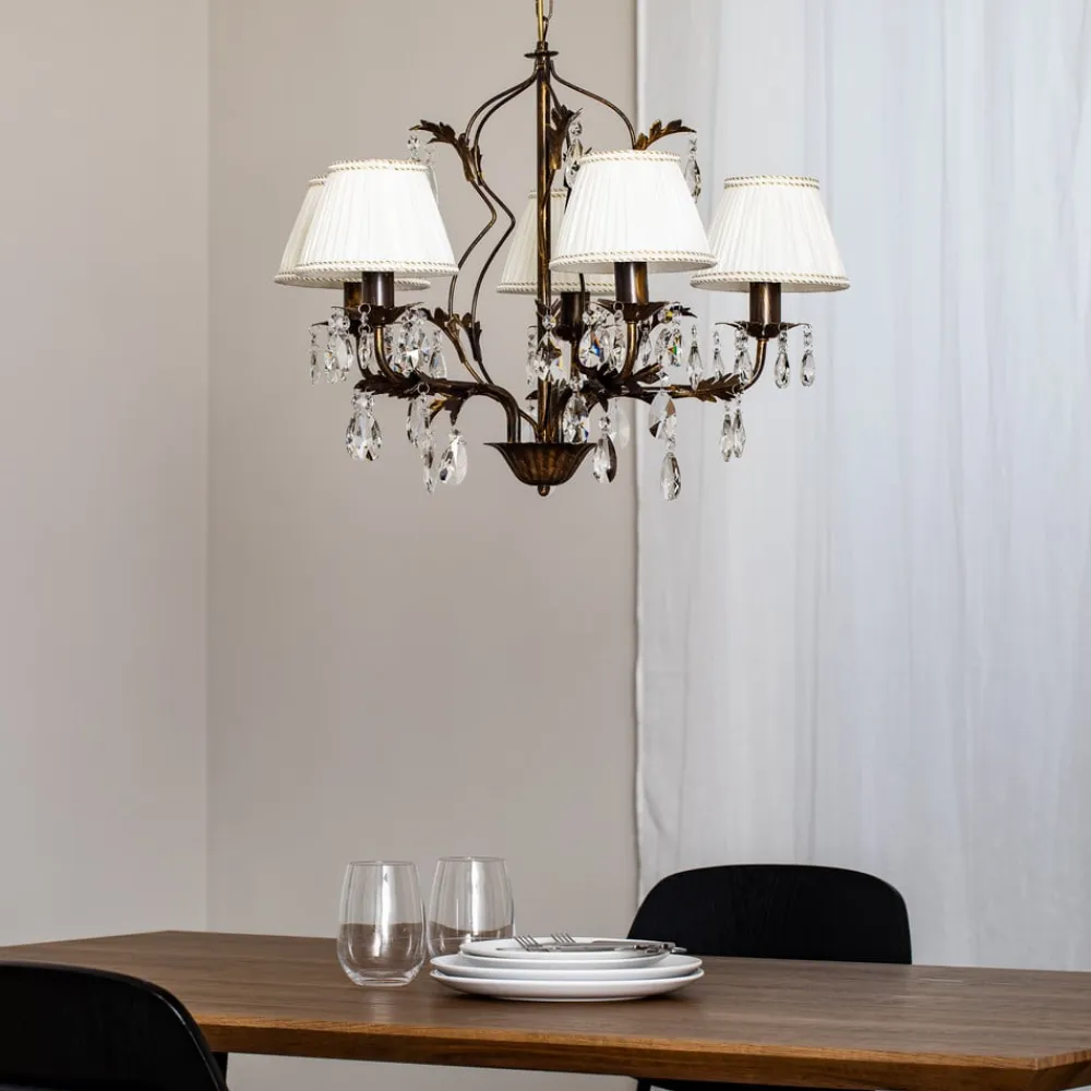 Lysekrone Karen 5 lyskilder bronze^ONLI Outlet