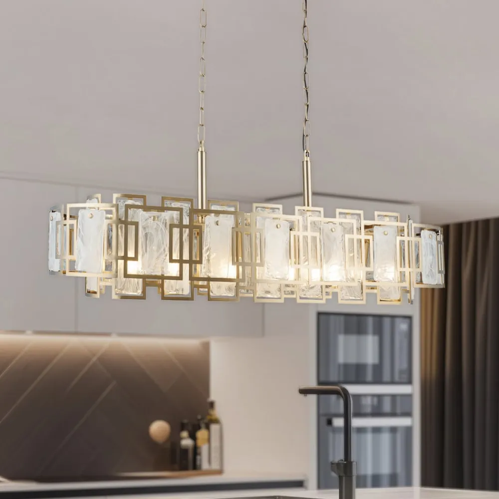 Lucea Lysekroner>Lysekrone Karmella 100 cm messing antik 12flg.