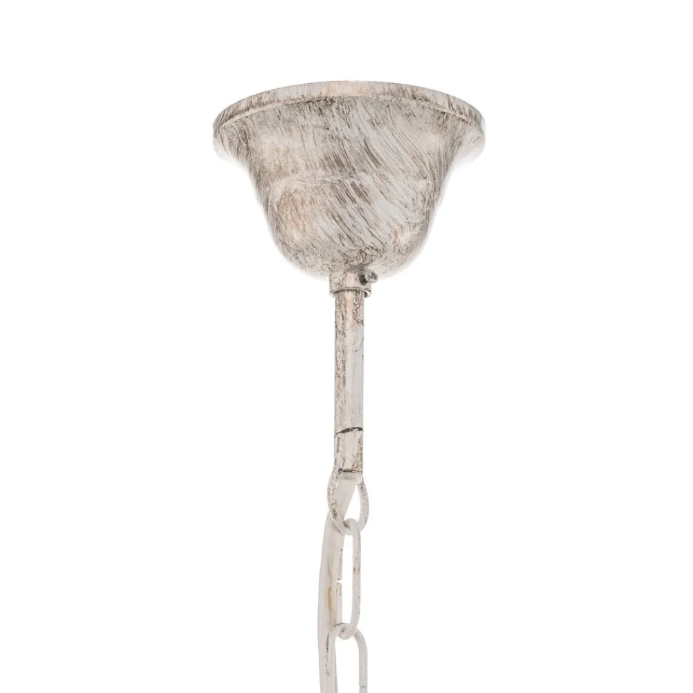 Lysekrone Kate, 5 lyskilder hvid, rosékrystaller^ONLI Best