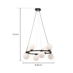 ALDEX Lysekrone Krone, 8 lyskilder