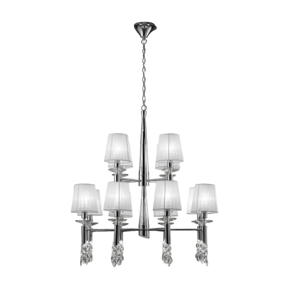 Lysekrone Lilja 12-lys^Mantra Iluminación New