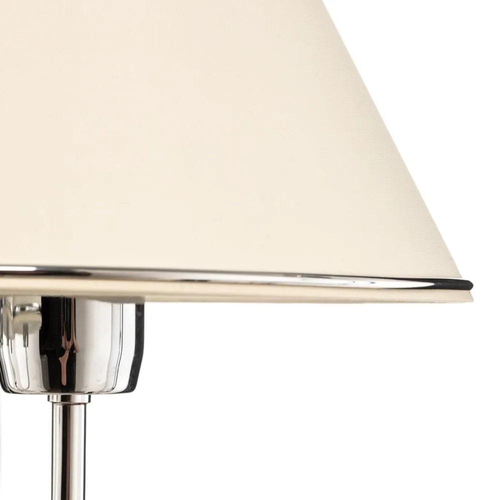 Jupiter Lysekrone London krom/creme, 5 lyskilder