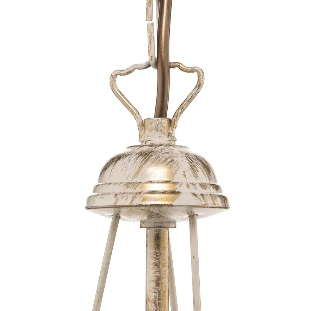 HELAM Lysekrone Malbo med 3 lyskilder i hvid