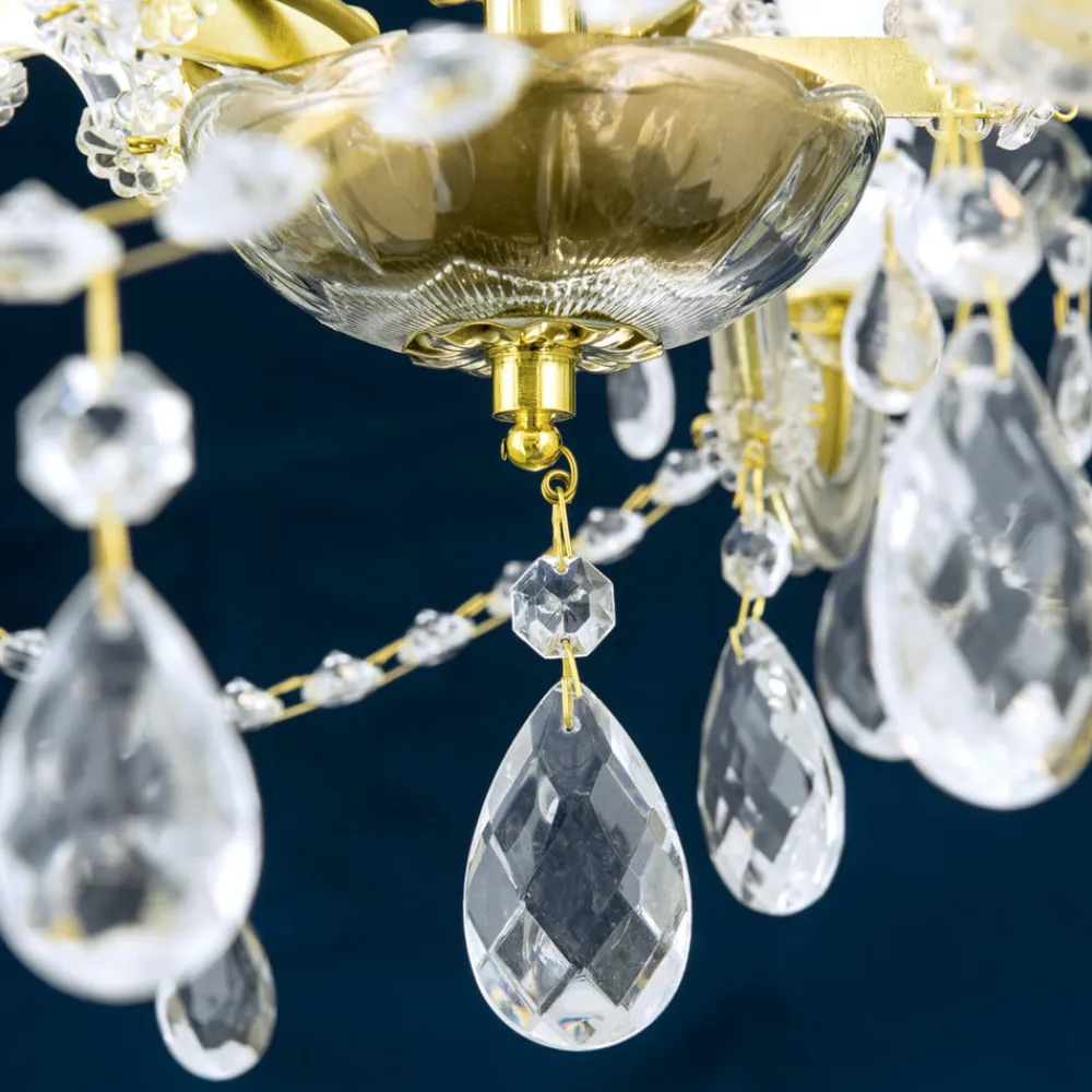 ORION Lysekrone Marie Claire krystalglas 5 lyskilder