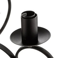 Lysekrone Pompei, uden skærme, sort^ONLI Hot