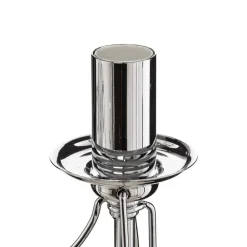 Domiluce Lysekrone Retro, femarmet 75 cm, krom