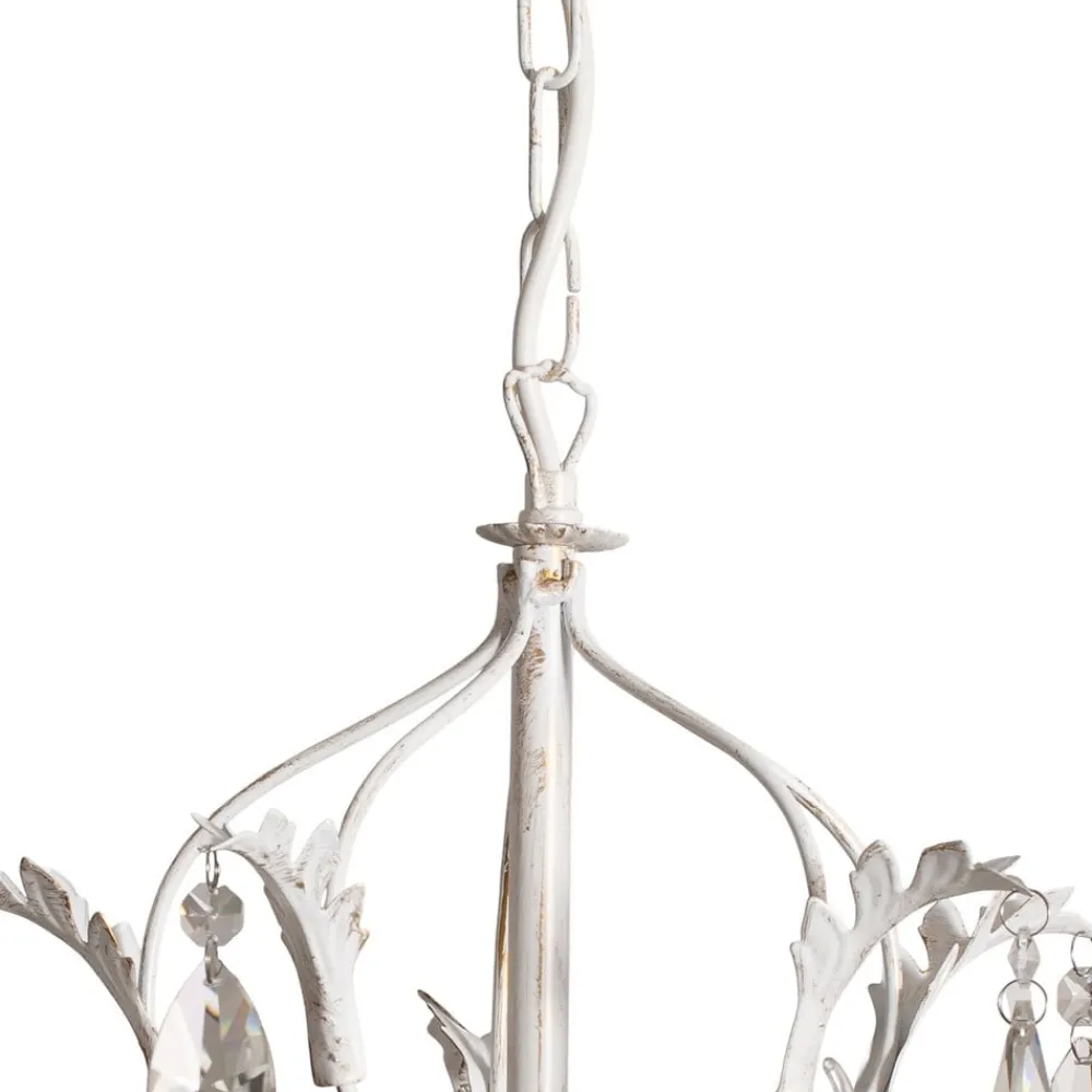 Lysekrone Teresa, elfenben 5 lyskilder^ONLI Discount